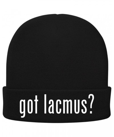 got Lacmus? - Soft Adult Beanie Cap Black $15.23 Skullies & Beanies