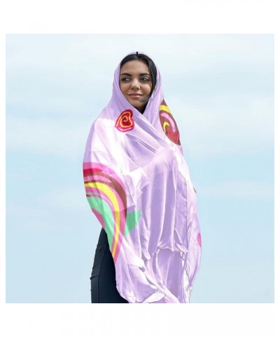 Scarves for Women Lightweight Bridal Wedding Wraps Scarf Beach Sunscreen Shawl Catcus Black Multicolor 9 $12.95 Scarves