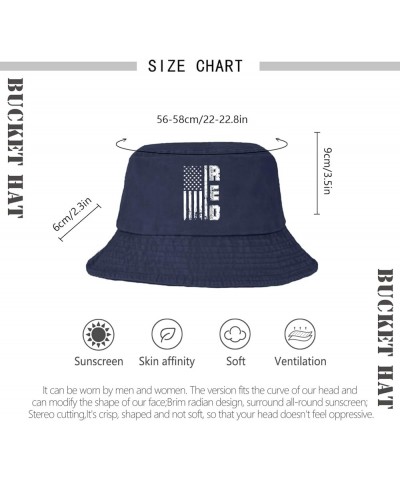 Remember Everyone Deployed Bucket Hat Bucket Hats Vintage Womens Hat for Golf Accessories for Fishing Must Haves Navy $11.65 ...