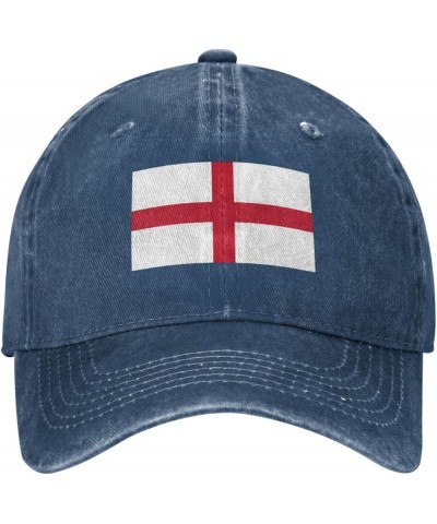 Flag of England Dad Hat Vintage Baseball Cap for Men Women Hats Gifts Trucker Caps Navy Blue $13.20 Baseball Caps