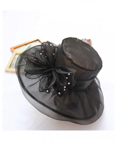 Women's Church Fascinator Bridal Tea Party Wedding Hat Baseball Cap Girls Black-b $8.10 Baseball Caps