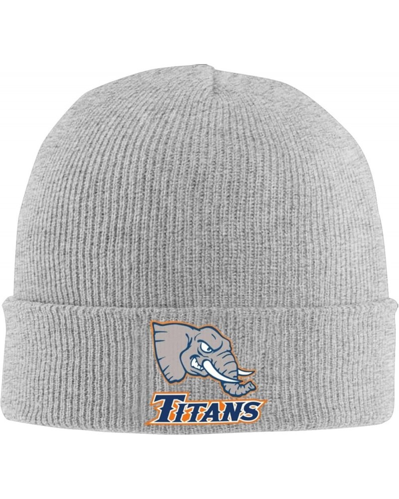 Cal State Fullerton Titans Beanie Hat for Men and Women Winter Warm Hats Knit Slouchy Thick Skull Cap Gray $7.53 Skullies & B...