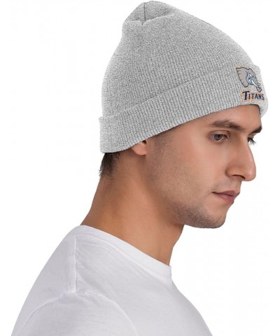 Cal State Fullerton Titans Beanie Hat for Men and Women Winter Warm Hats Knit Slouchy Thick Skull Cap Gray $7.53 Skullies & B...