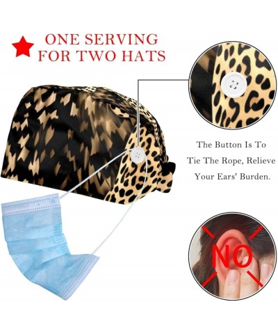 Bouffant Nurse Hats,Scrub Cap Adjustable Scrub Hats with Sweatband V776j8wjyh $10.84 Skullies & Beanies