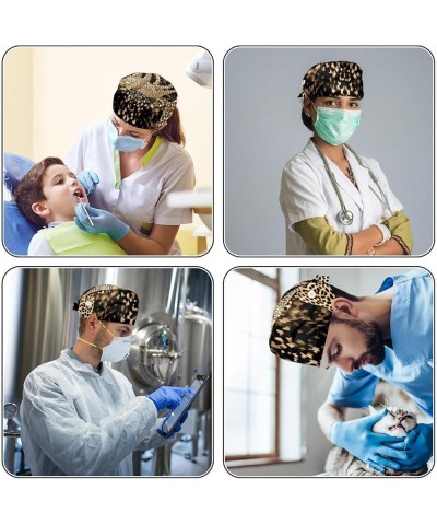 Bouffant Nurse Hats,Scrub Cap Adjustable Scrub Hats with Sweatband V776j8wjyh $10.84 Skullies & Beanies