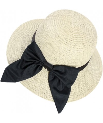 2pcs Beach Hats for Women Garden Hat Women Ladies Summer Hats Straw Hat with Bow Straw Hats for Women Beigex2pcs $10.33 Sun Hats