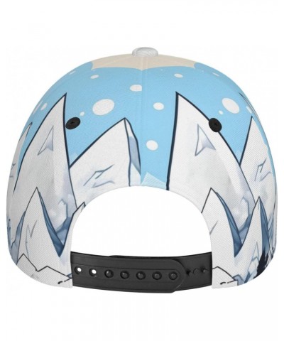 Snow-Capped Mountains Fashionable Sports Baseball Cap with Stable Structure and Good Sunshade Effect Suitable for Sports Outd...