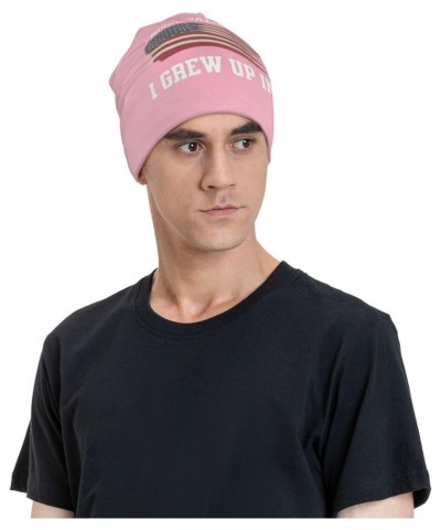 Beanie,I Miss The America I Grew Up in Beanie Hat Men Winter Hats Women Skull Cap Slouchy Hats Knit Hedging Hat Black Pink $1...