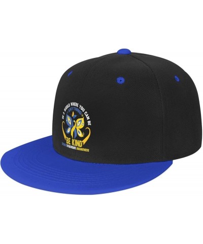 Down Syndrome Baseball Cap for Men Women Snapback Hat Adjustable Flat Bill Hats Blue $10.63 Baseball Caps