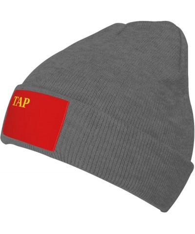 Flag of The Tuvan People's Republic Beanie Hat for Men Women Soft Cozy Skull Cap Winter Warm Knit Hats Deep Heather $9.10 Sku...