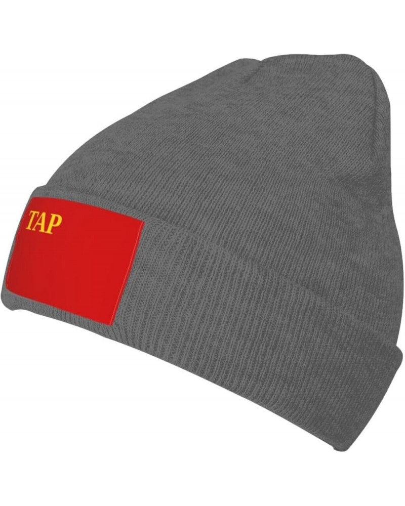 Flag of The Tuvan People's Republic Beanie Hat for Men Women Soft Cozy Skull Cap Winter Warm Knit Hats Deep Heather $9.10 Sku...