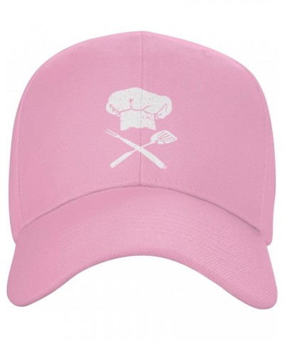 Chef Hat Cross Unisex Baseball Hat Original Trucker Cap Adjustable Pink $10.04 Baseball Caps