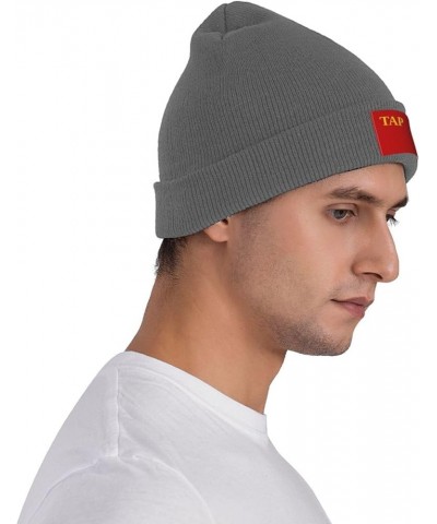 Flag of The Tuvan People's Republic Beanie Hat for Men Women Soft Cozy Skull Cap Winter Warm Knit Hats Deep Heather $9.10 Sku...