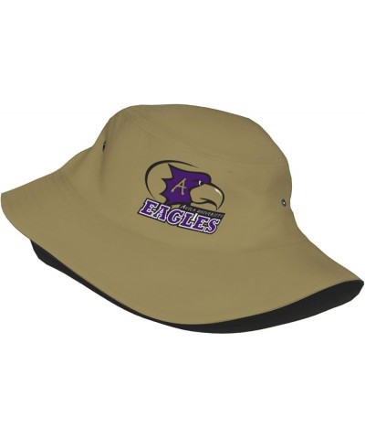 Avila University Logo Bucket Hats Fashion Sun Cap Packable Outdoor Fisherman Hat Black $12.74 Bucket Hats