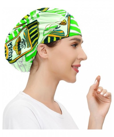 Adjustable Working Caps, Elastic Bandage Tie Back Hats, Cover Hair Bouffant Hats with Sweatband 77 Bottles $11.19 Balaclavas