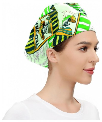 Adjustable Working Caps, Elastic Bandage Tie Back Hats, Cover Hair Bouffant Hats with Sweatband 77 Bottles $11.19 Balaclavas