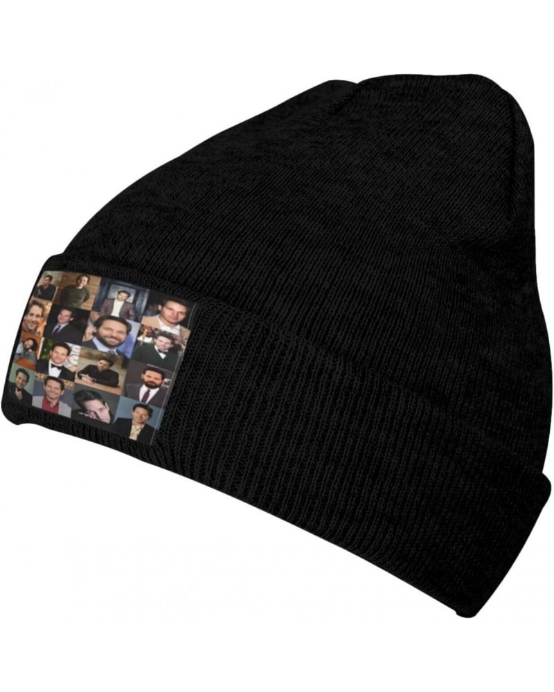 Paul Rudd Knit Hat Soft Winter Warm Cuffed Skull Cap Fashion Ski Hat for Men and Women Black $12.14 Skullies & Beanies