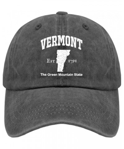 Vermont The Green Mountain State Baseball Cap Happy Dad Hat Pigment Black Dad Hat Gifts for Dad Baseball Pigment Black $11.18...