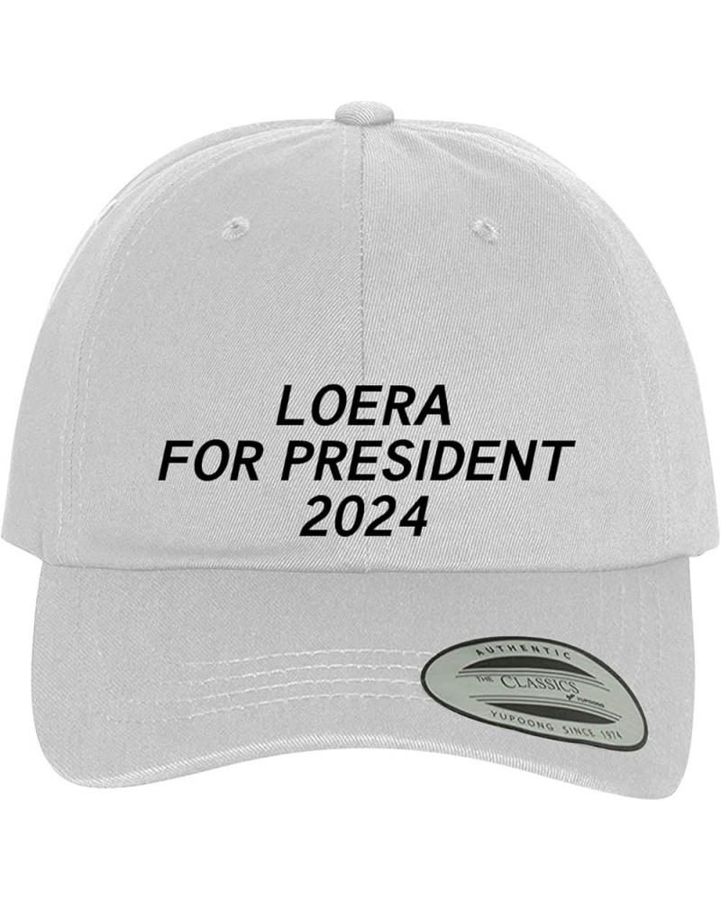 Loera for President 2024 - Comfortable Dad Hat Baseball Cap White $15.97 Baseball Caps