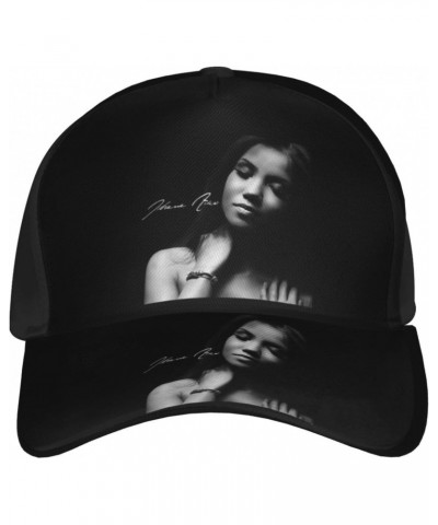 Jhene Music Aiko Classic Adult Baseball Cap Adjustable Sports Hat Dad Hat Curved Brim Unisex Black $11.79 Baseball Caps