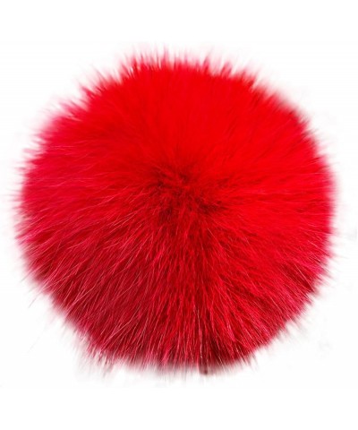 5.91 inch Artificial Fur Pompom, Faux Raccoon Fur Pompoms with Button for Beanies DIY Fur Accessories 06 $11.26 Skullies & Be...