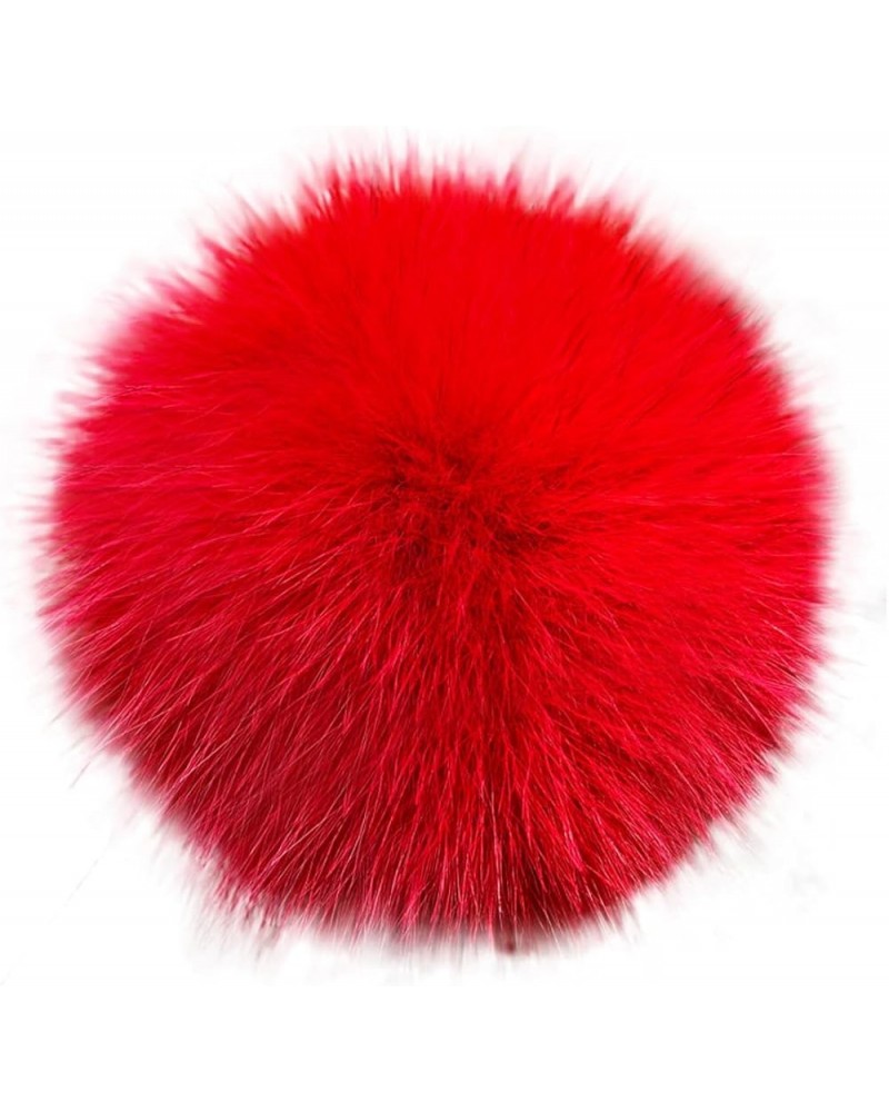 5.91 inch Artificial Fur Pompom, Faux Raccoon Fur Pompoms with Button for Beanies DIY Fur Accessories 06 $11.26 Skullies & Be...