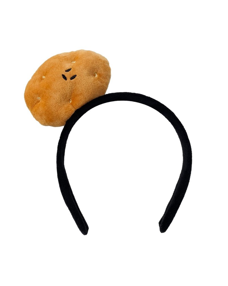 Little Potato Hairband Women Men Creative Cute Vegetable Potato Headband Funny Adult Headwear, Brown Black $10.19 Headbands