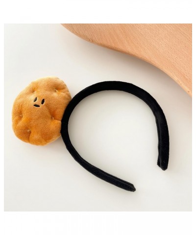 Little Potato Hairband Women Men Creative Cute Vegetable Potato Headband Funny Adult Headwear, Brown Black $10.19 Headbands