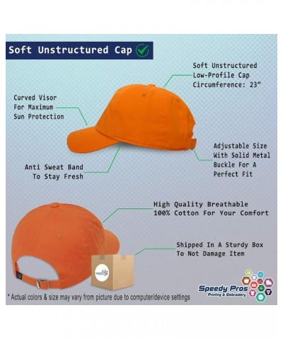 Soft Baseball Cap Gratitude Cotton Dad Hats for Men & Women Orange $12.88 Baseball Caps