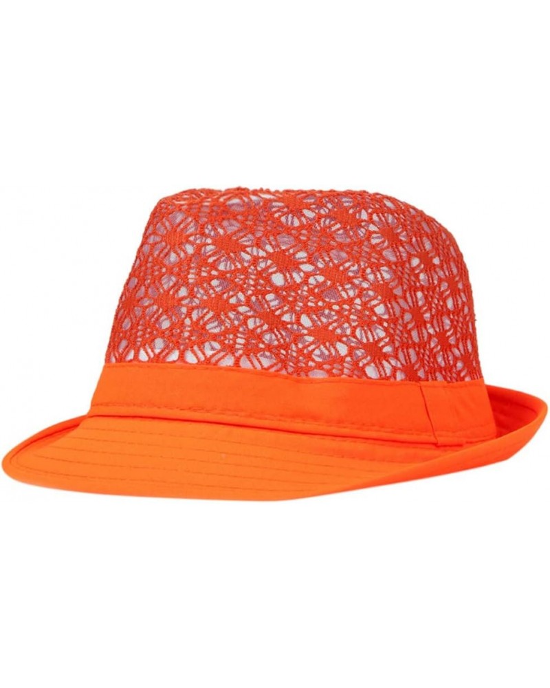 Summer Men Women Breathable Cuban Sun Beach Hat Hollow Packable Baseball Caps Rhinestone Orange $8.47 Sun Hats