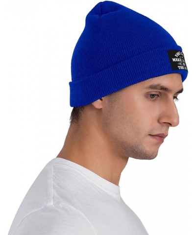 You Can't Make A Baby in The Butt Beanie Men Women Warm Knit Hat Funny Fashion Winter Cap Blue $8.79 Skullies & Beanies