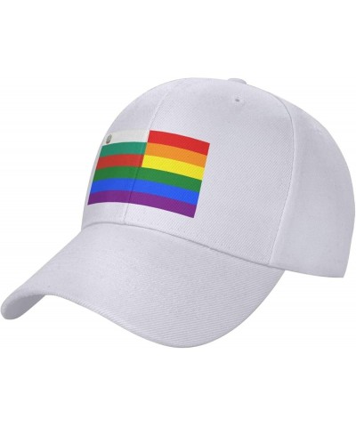 Bulgaria Rainbow Flag Baseball Cap for Men Women Hat Adjustable Truck Driver Baseball Caps Dad Hats White $9.84 Baseball Caps