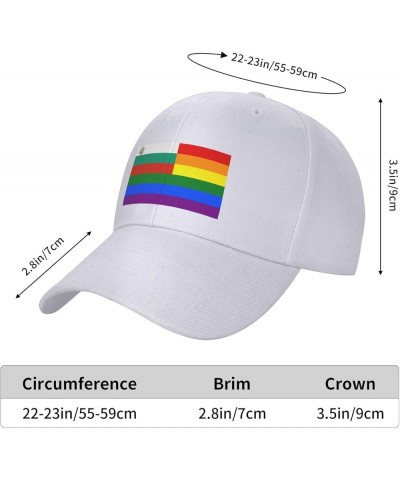 Bulgaria Rainbow Flag Baseball Cap for Men Women Hat Adjustable Truck Driver Baseball Caps Dad Hats White $9.84 Baseball Caps