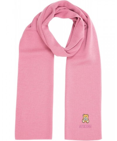 women Teddy wool scarf pink $44.80 Scarves