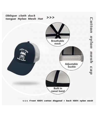 I Still Play with Trucks Trucker Hat Womens Cap Apricot Golf Hats Men Gifts for Daughter Workout Hats Marine Blue $12.53 Sun ...