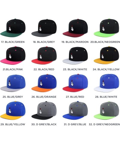 Korean Heart Finger Hip-Hop Snapback Hat Embroidered Baseball Cap Korea Sign 58. Red/Blue $12.49 Baseball Caps