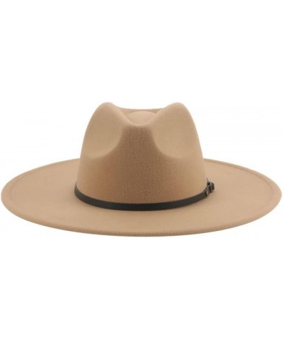 Fedora Hat Hats for Women Hats for Men 9.5Cm Felt Winter Hat Belt Wedding Street Dancer Fedoras Sombreros Dark En8 $26.17 Fed...