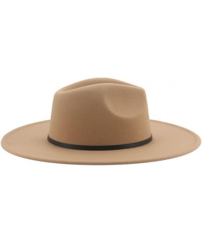 Fedora Hat Hats for Women Hats for Men 9.5Cm Felt Winter Hat Belt Wedding Street Dancer Fedoras Sombreros Dark En8 $26.17 Fed...