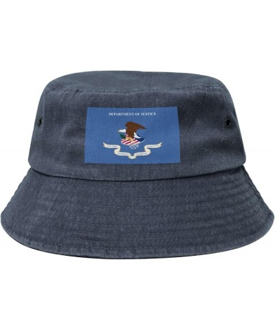 Flag of The United States Department of Justice Bucket Hat for Women Men Summer Travel Sun Hat Outdoor Cap Funny Bucket Hats ...