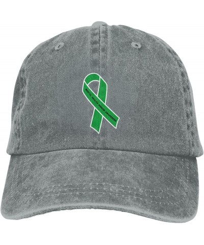 Mental Health Awareness Month Baseball Cap Cowboy Hats for Men Women Sun Hat Dad Hats Running Workouts Hats Gray $10.95 Baseb...