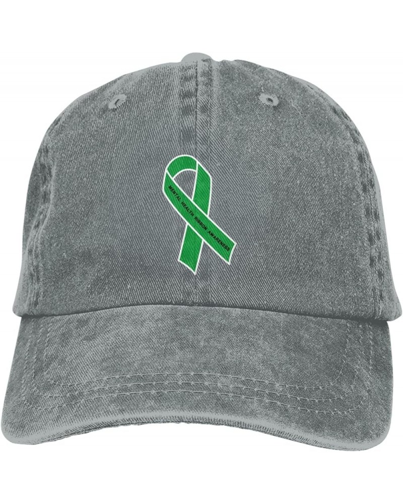 Mental Health Awareness Month Baseball Cap Cowboy Hats for Men Women Sun Hat Dad Hats Running Workouts Hats Gray $10.95 Baseb...