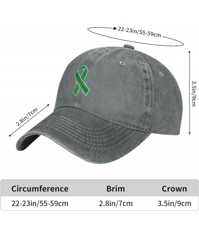 Mental Health Awareness Month Baseball Cap Cowboy Hats for Men Women Sun Hat Dad Hats Running Workouts Hats Gray $10.95 Baseb...