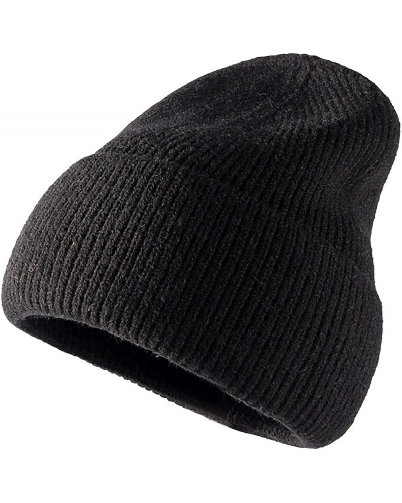 Women's Winter Warm Casual Knit Brimless Hat, Women's Hat with Brim, Winter Hat for Cold Weather Gifts Christmas Black $7.27 ...