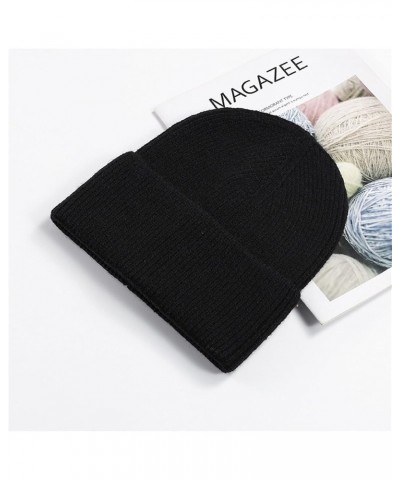 Women's Winter Warm Casual Knit Brimless Hat, Women's Hat with Brim, Winter Hat for Cold Weather Gifts Christmas Black $7.27 ...