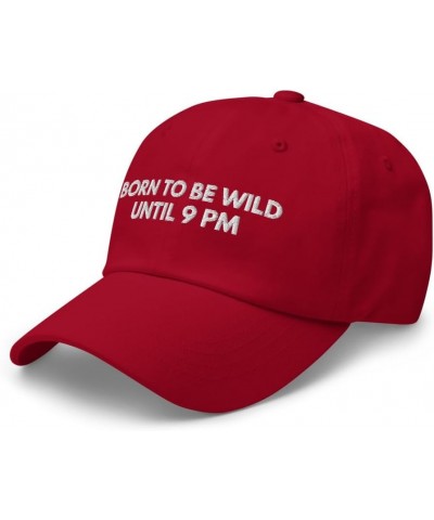 Born to Be Wild - Embroidered Dad Hat, Joke Meme Hat, Teenager Gifts, Teen Gifts, Gag Gift Joke, Funny Hats Cranberry $16.77 ...