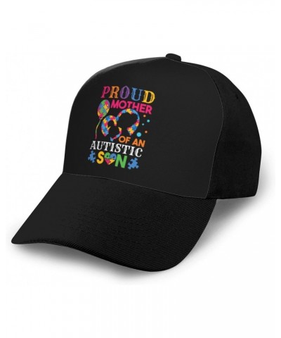 Proud Mother of an Autistic Son Baseball Cap Women Men Hat Outdoor Leisure Sun Hat Adjustable Truck Driver Baseball Caps Dad ...