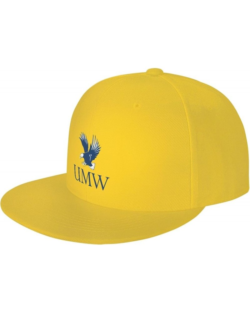 University of Mary Washington Logo Baseball Fashion for Men Trucker Sun Visor Cap Yellow $11.04 Baseball Caps