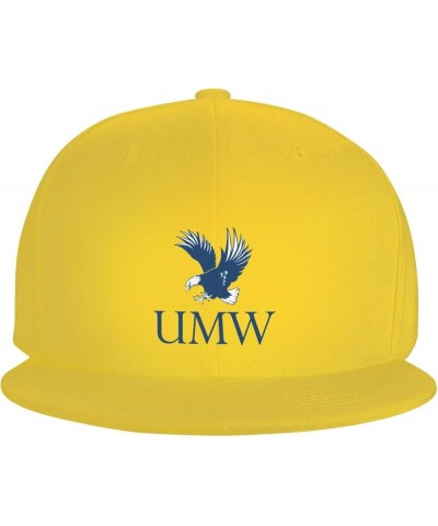 University of Mary Washington Logo Baseball Fashion for Men Trucker Sun Visor Cap Yellow $11.04 Baseball Caps