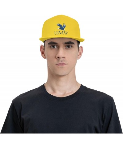 University of Mary Washington Logo Baseball Fashion for Men Trucker Sun Visor Cap Yellow $11.04 Baseball Caps