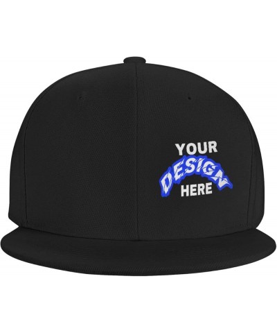 Custom Hats Add Your Custom,Custom Picture Hats,Custom Hat Design Your Own Classic Mens Womens Trucker Hat Black-1 $8.61 Base...